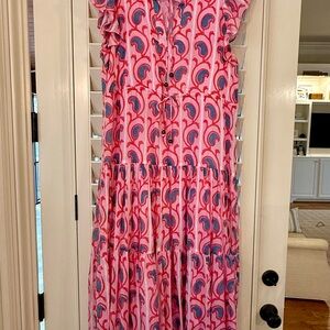 OLIPHANTDESIGN
CINCHED FLIRTY MIDI DRESS (medium)